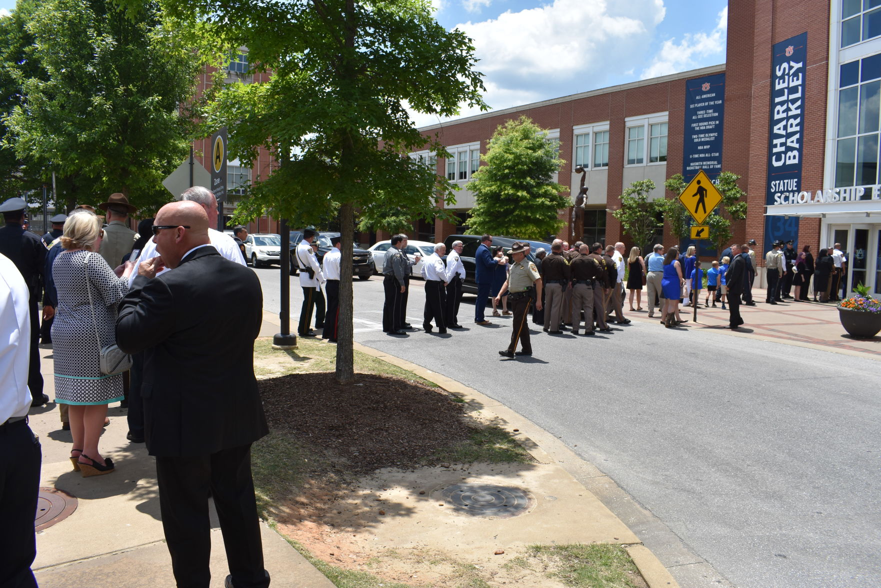 Funeral service for officer William Buechner